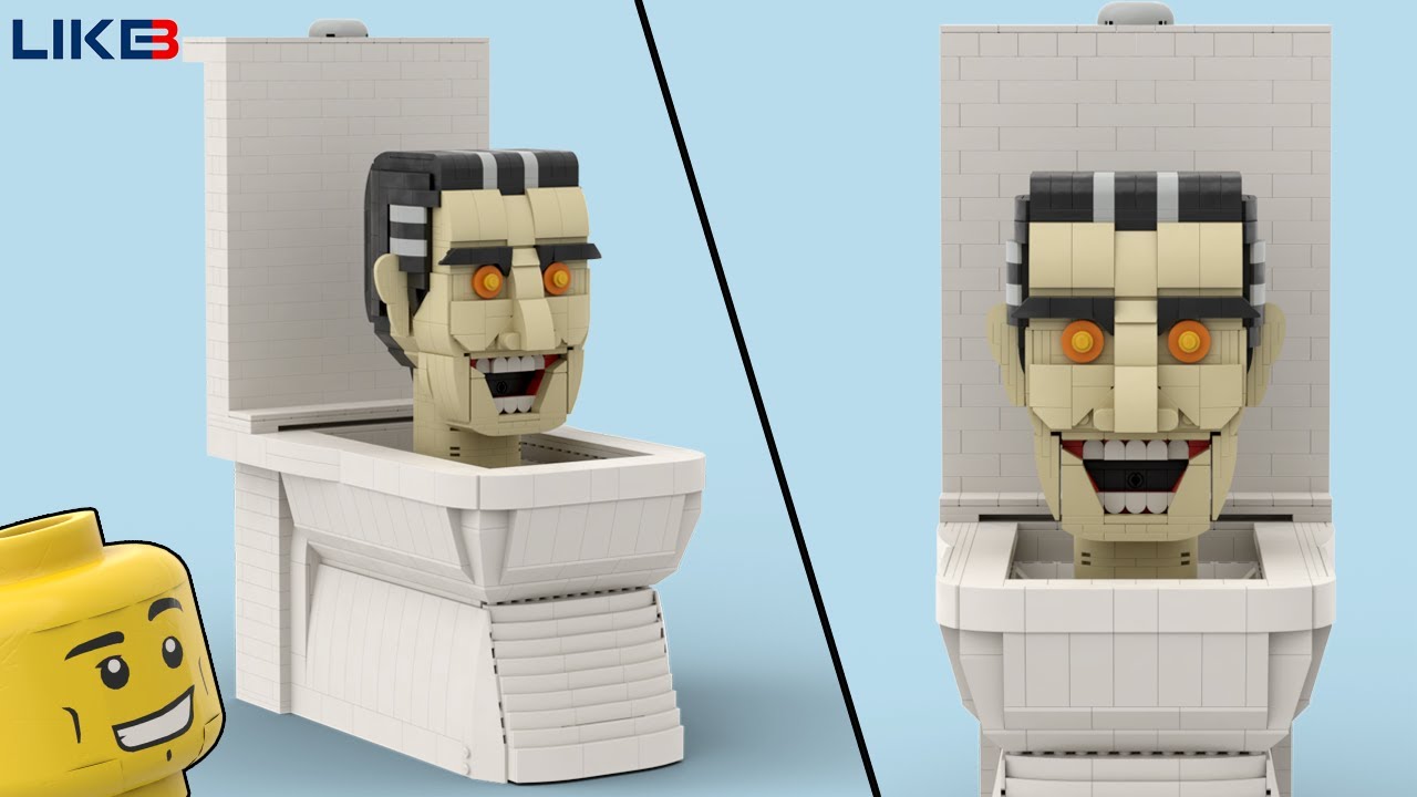 Lego Skibidi Toilet G - MAN Ver 2.0 Upgraded #skibidi #skibidibopyesye