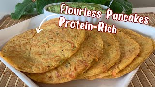 ProteinPacked Savoury Pancakes Rich in Veggies  Vegan, GrainFree and GultenFree❗