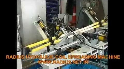 Hydraulic coil spreading machine-Radius Engineering Solutions Pvt Ltd