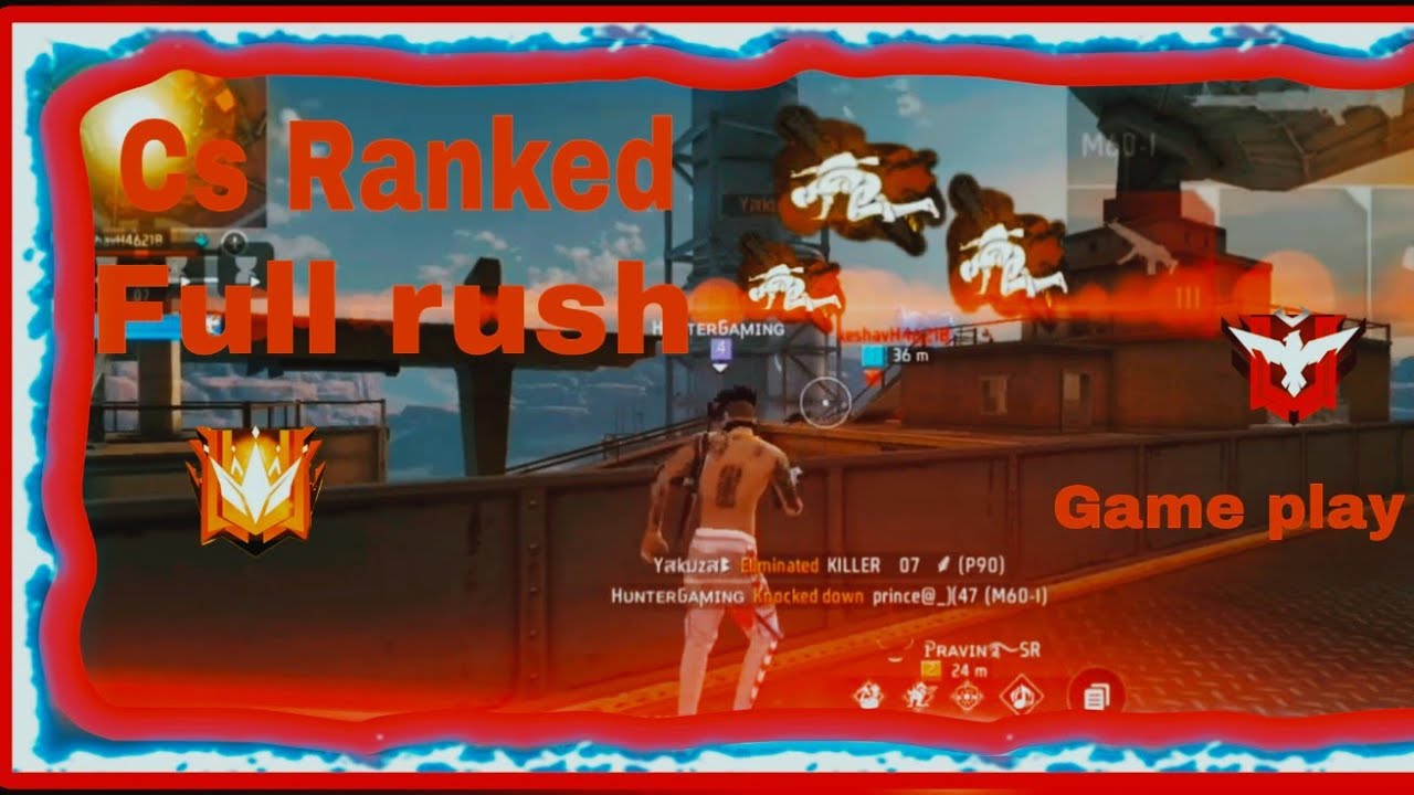 Garena free fire max- CS Ranked Gameplay | Best game | grand master # ...
