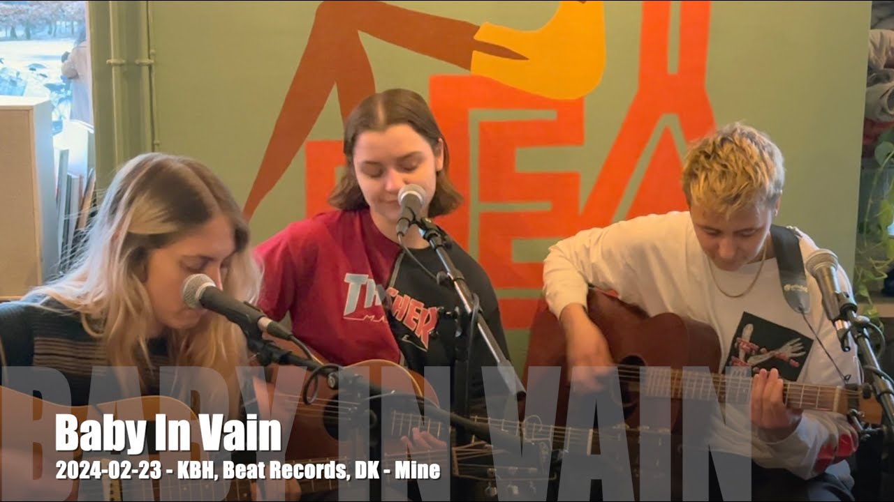 YouTubeでBaby In Vain - Mine - 2024-02-23 - Copenhagen Beat Records, DKを視聴
