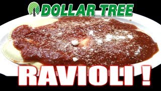 Dollar Tree $1.00 Italian Cheese Ravioli! - WHAT ARE WE EATING?? - The Wolfe Pit