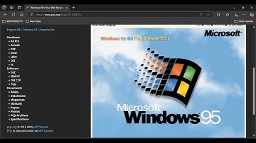 Windows 95 On the browser