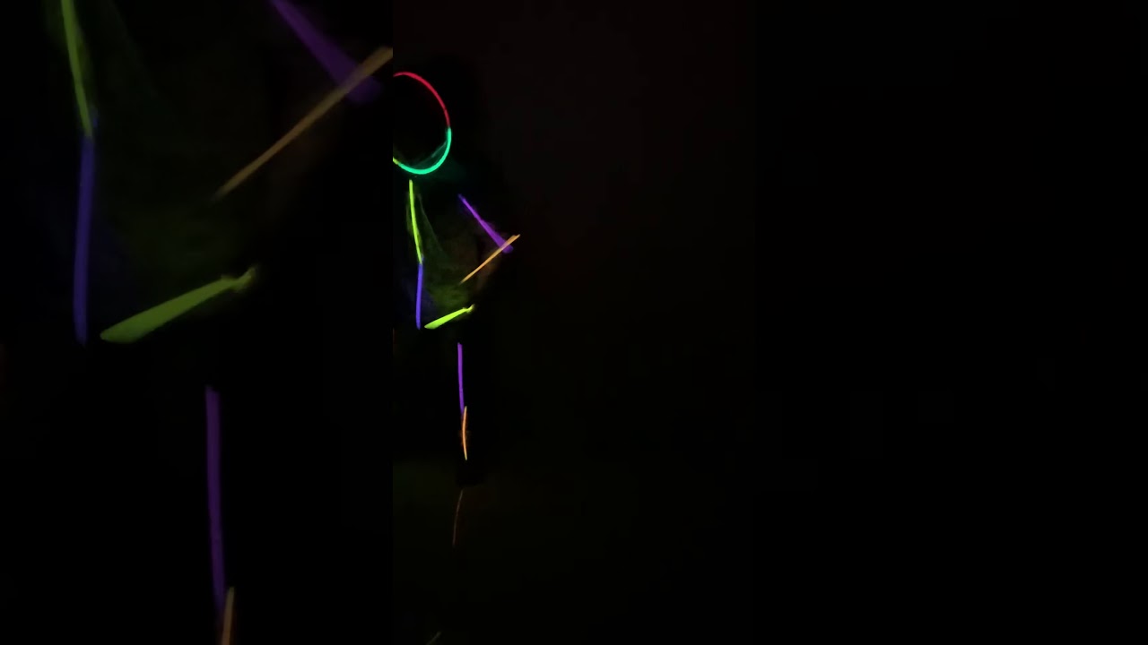 Glow stick dance, unique idea. YouTube