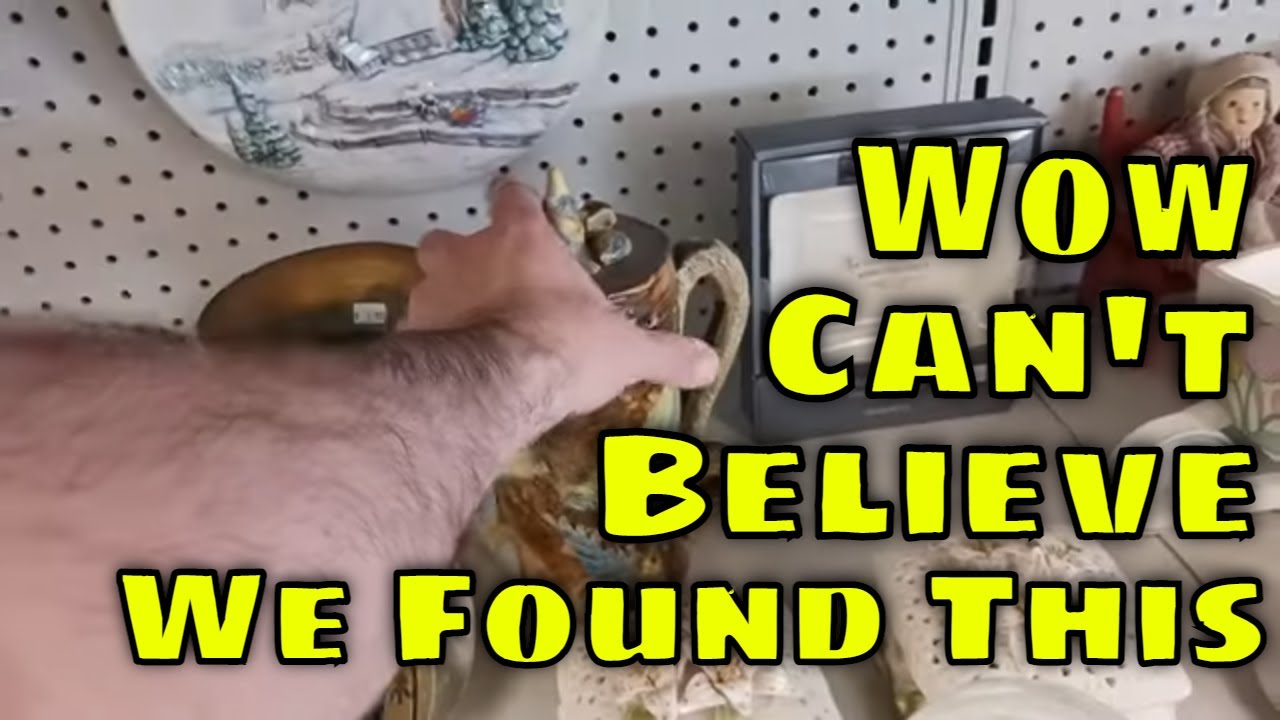 Can't Believe That We Found This At The Thrift Store - YouTube