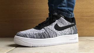 nike air force 1 flyknit low on feet