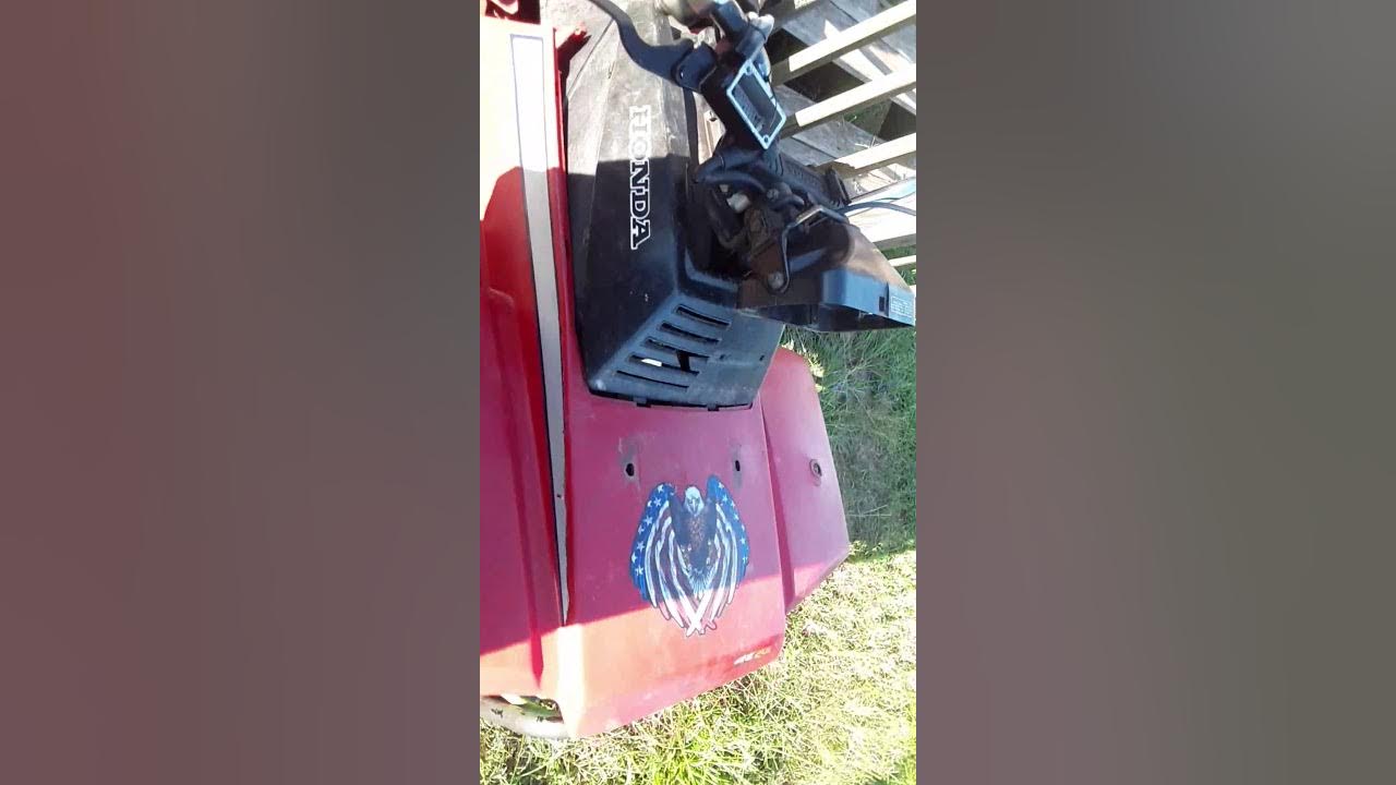 Honda trx 200 sx help - YouTube