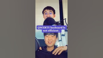 Qwerty keyboard aint efficient lol #coding #programming