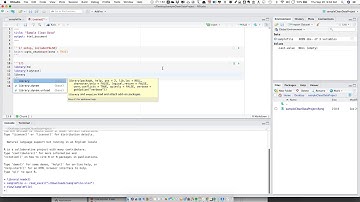 Create an R Markdown File and Load R Packages