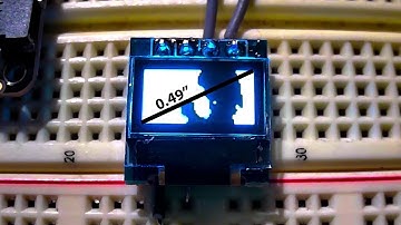 "Bad Apple!!" on a 0.49" screen (SSD1306)