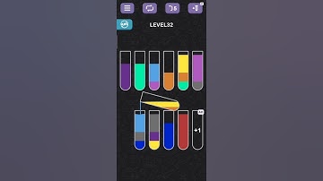 Water Sort Puzzle Level 32 #shorts
