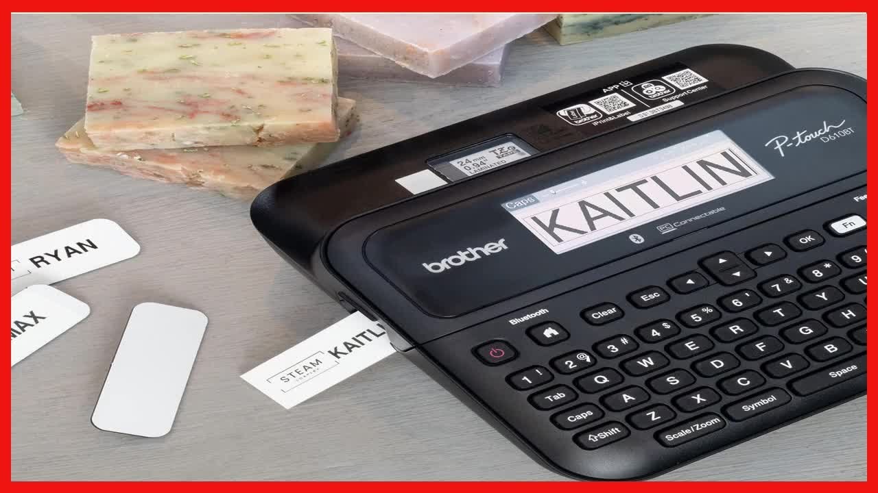 Brother PTouch PT D610BT Business Professional Connected Label Maker