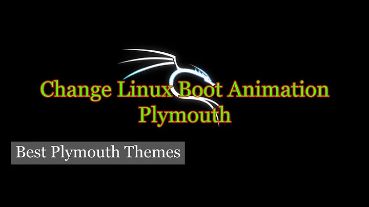 Kali Linux - Plymouth Themes [Boot Animation]