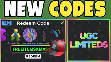 NEW !UGC LIMITED CODES | ROBLOX UGC LIMITED CODES APRIL 2024 | REDEEM CODE UGC LIMITED 2024