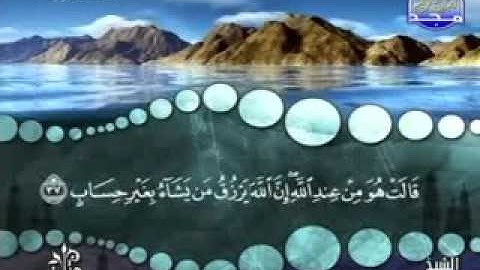 سورة آل عمران الآيات من 33 إلى 41