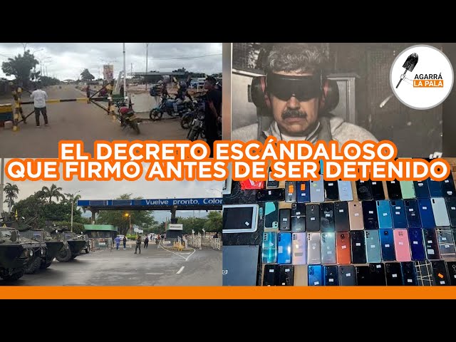 SE REVELÓ EL DECRETO ESCÁNDALOSO QUE MADURO FIRMÓ ANTES DE IR PRESO: “PUESTOS DE CONTROL”