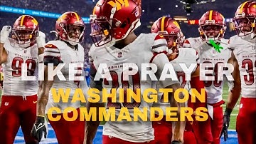 Washington Commanders Hype Video - Like A Prayer