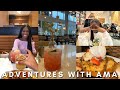 Adventures with Ama| TRYING OUT NEW RESTAURANTS IN THE DMV + BEHIND THE SCENES OF MAKING A TIKTOK