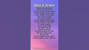 Thumbnail of Middle of the night - Elley duhé #song #lyrics #middleofthenight #elleyduhe #musicbook