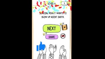 Brain Test 2 Level 6 It was a trap there is a bomb in here