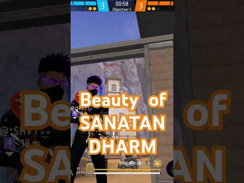 BEAUTY OF SANATAN DHARM IN FREE FIRE MAX  AURA+99999 #SANATANDHARM #shorts #freefire #VIRAL