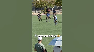 🌪️ MLS Next U13 quick turn & shoot 🤩 #mlsnext #u13 #soccer #goals