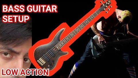 Paano mag set up ng Bass guitar, BASS GUITAR FULL SETUP | How to set up Low Action On Bass Guitar