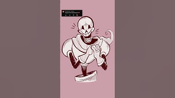 forgot the gradient 🤦‍♀️ #fyp #characterart #chiikawa #walle #papyrus #undertale #rottmnt