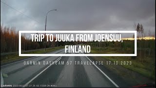 An autumn trip to Juuka from Joensuu, Finland. Garmin DashCam 57 17.10.2023 by Jari T. Lukkarinen 173 views 6 months ago 2 minutes, 57 seconds