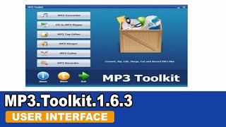 MP3 Toolkit 1 6 3 User Interface