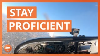 AWESOME tips for STAYING SHARP as a pilot when not flying airplanes as often as you want