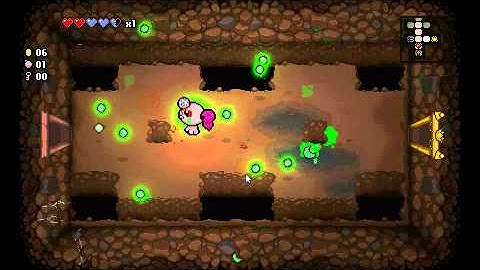 The Binding Of Isaac Rebirth:Mysterious Green Liquid+Tiny Planet