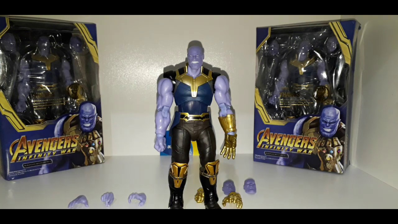 Boneco Thanos Articulado - Vingadores Guerra Infinita - Marvel