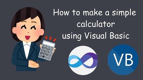 Make a simple calculator using visual basic | visual studio 2022 | VB Projects for beginners
