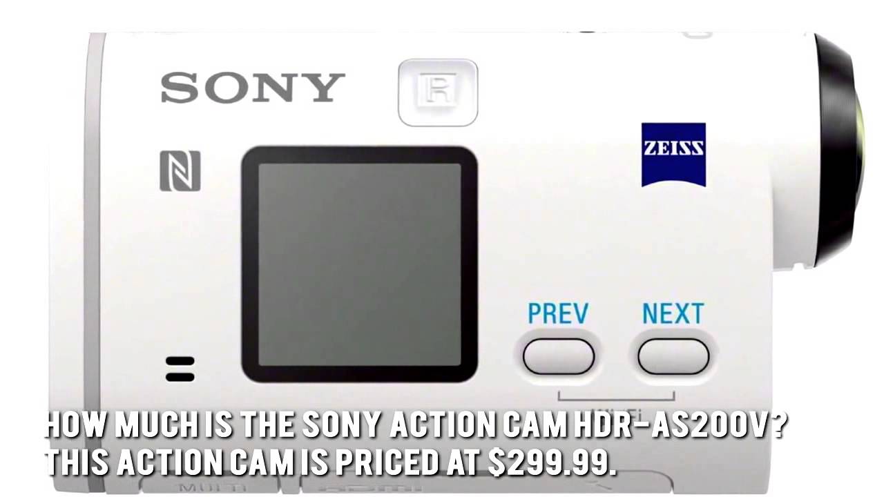 Sony HDRAS200V Action Cam Review YouTube