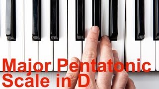 How to Play Major Pentatonic Scale in D | Keyboard Lessons
