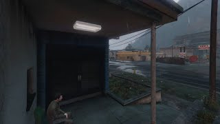 Michael Sits And Watches It Rain | GTAV ASMR