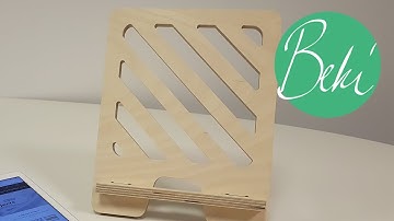 In Labs with Beki | Make a Tablet Holder | Vectric FREE CNC Projects