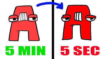 Alphabet Lore But I Draw It in 5 seconds! ( A-Z )