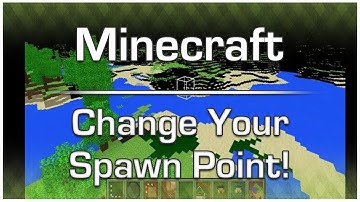 Minecraft Tutorial: Change your Spawn using MC Edit