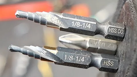 1/4” Step Bits! EDC Essential & Shop Workhorse. Affordable $7 & available. Let's watch what happens!