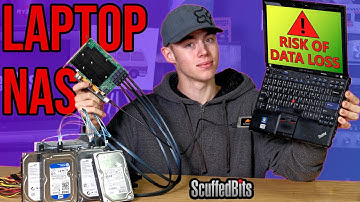 How Many Hard Drives Can a Laptop Handle? Sketchy NAS Build