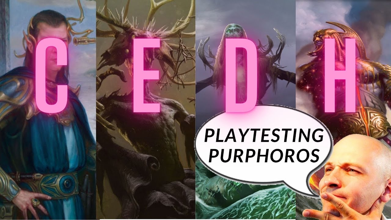 playtesting Purphoros god of the forge vs Muldrotha vs Edric vs Old stickfingers cEDH gameplay thumbnail