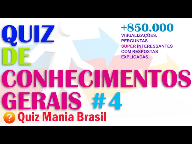 🟢 Quiz Perguntas e Respostas #79 de Conhecimentos Gerais e