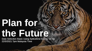 Date Selection using Sp8cetime by Se No
