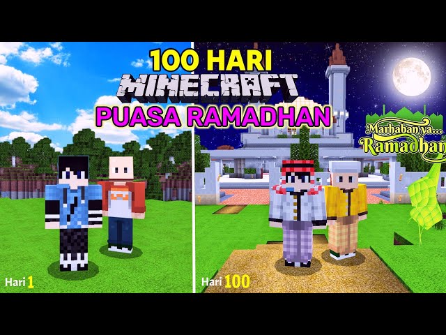 100 Hari Di Minecraft Puasa Ramadhan class=