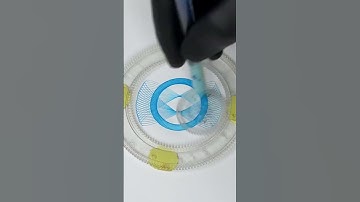 Satisfying ASMR Spiral Art! #asmr #art #spirograph #shorts #2025 #usa