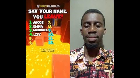 if I say your name #roblox #robloxgames #minecraft #minecraftshorts #guessinggame