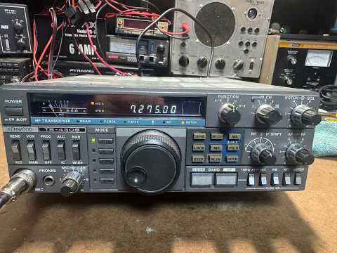 Kenwood TS 430s with narrow SSB Filter SPECIAL!!!!!!!!!!! - YouTube