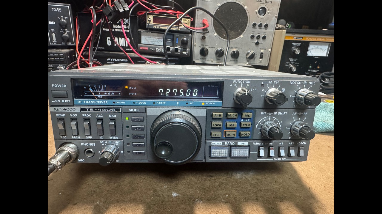 Kenwood TS-430s with narrow SSB Filter SPECIAL!!!!!!!!!!! – CB And